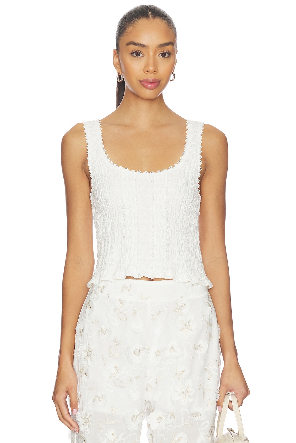 Waimari Vela Top in White