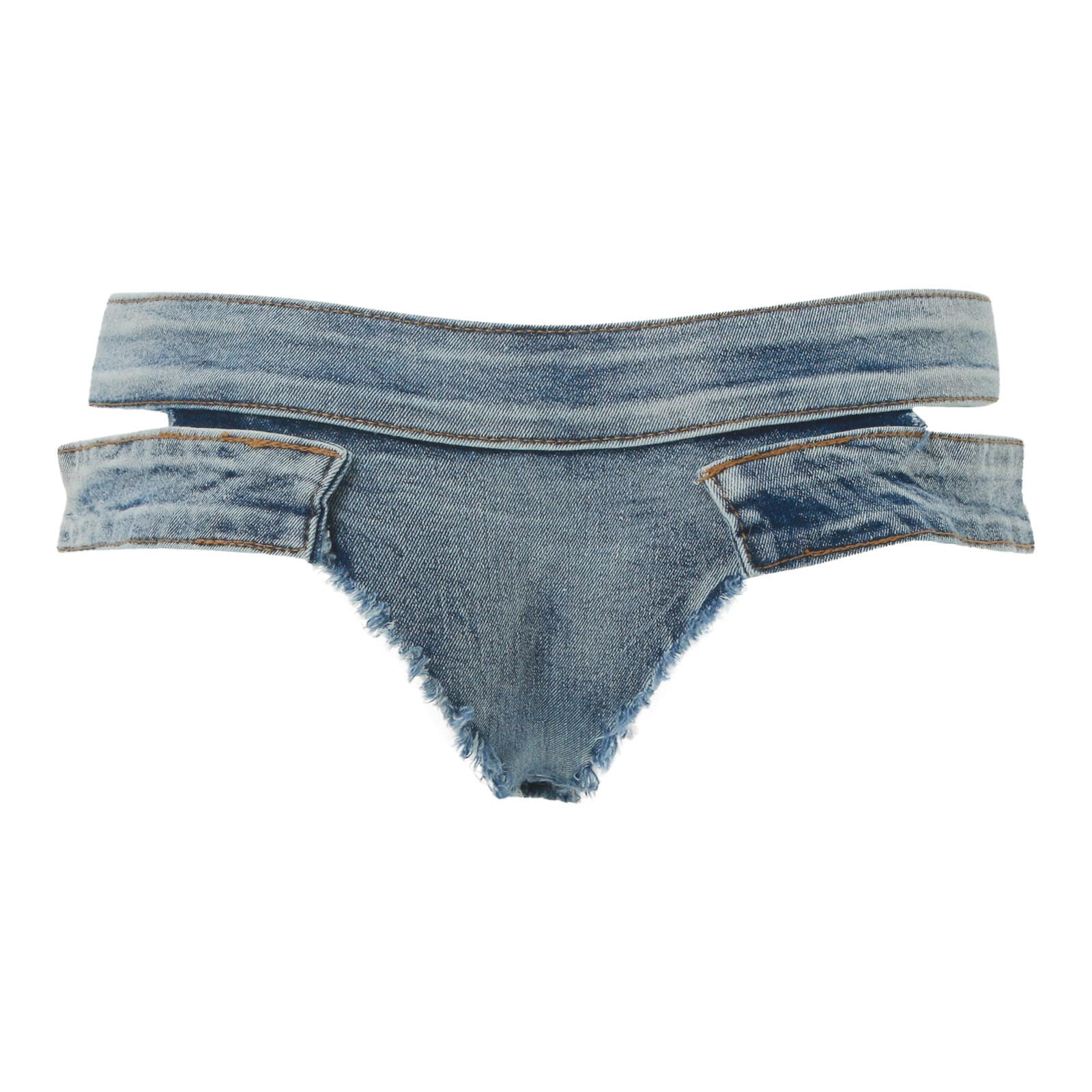 Jeans Shorts for Women Summer Denim Ripped Distressed Hot Cut Off Durable Comfortable Daily Swim Beach Blue Short Pants Sizes M - Image 5