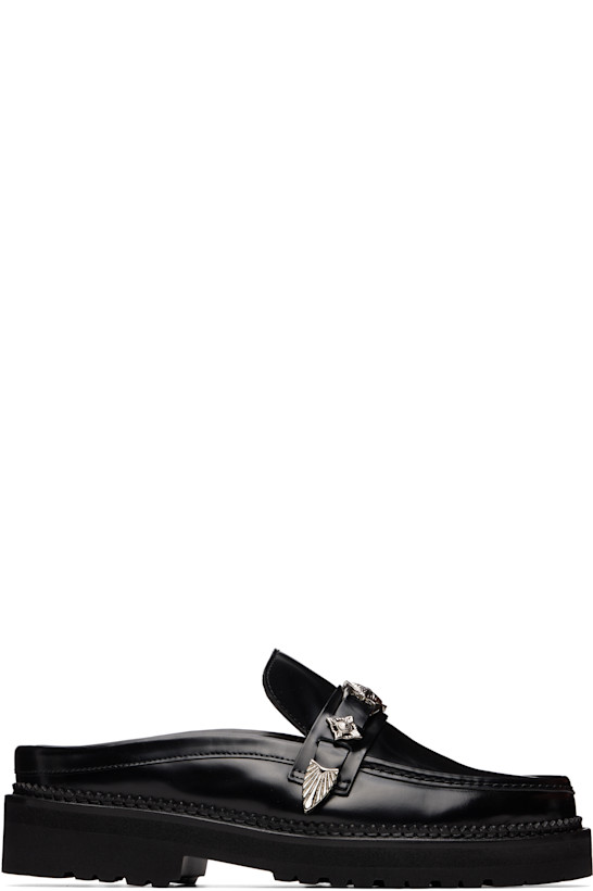 Black Polido Slip-on Loafers
