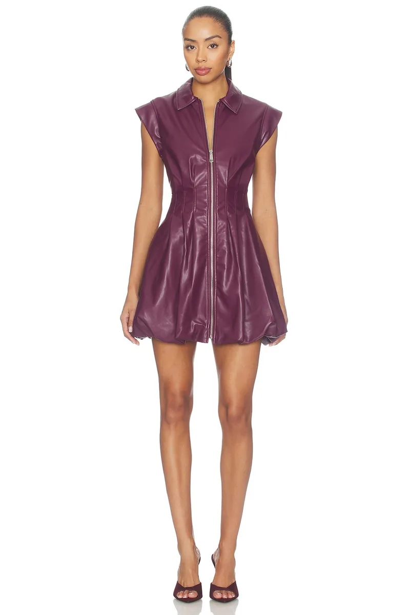 Steve Madden Dyanne Dress in Fig