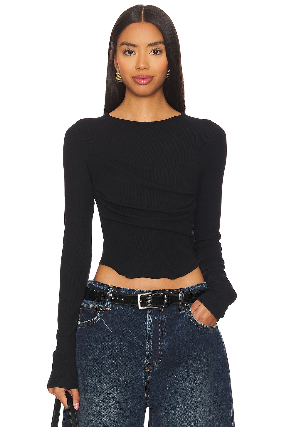 The Line by K CAMISETA CATHAL in Black