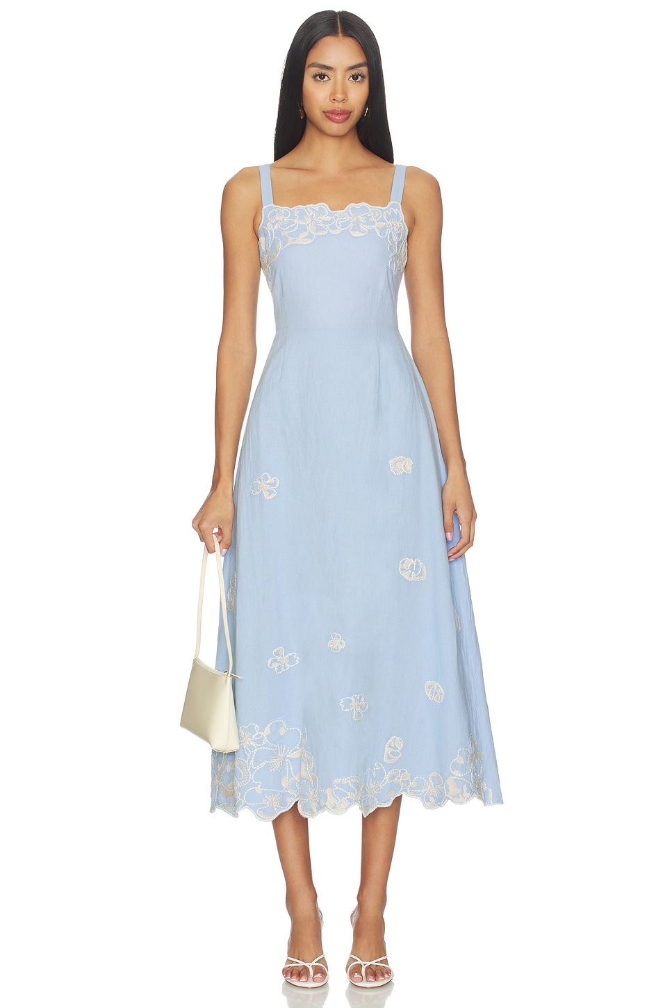 Cleobella Marceline Midi Dress in Glacier Lake