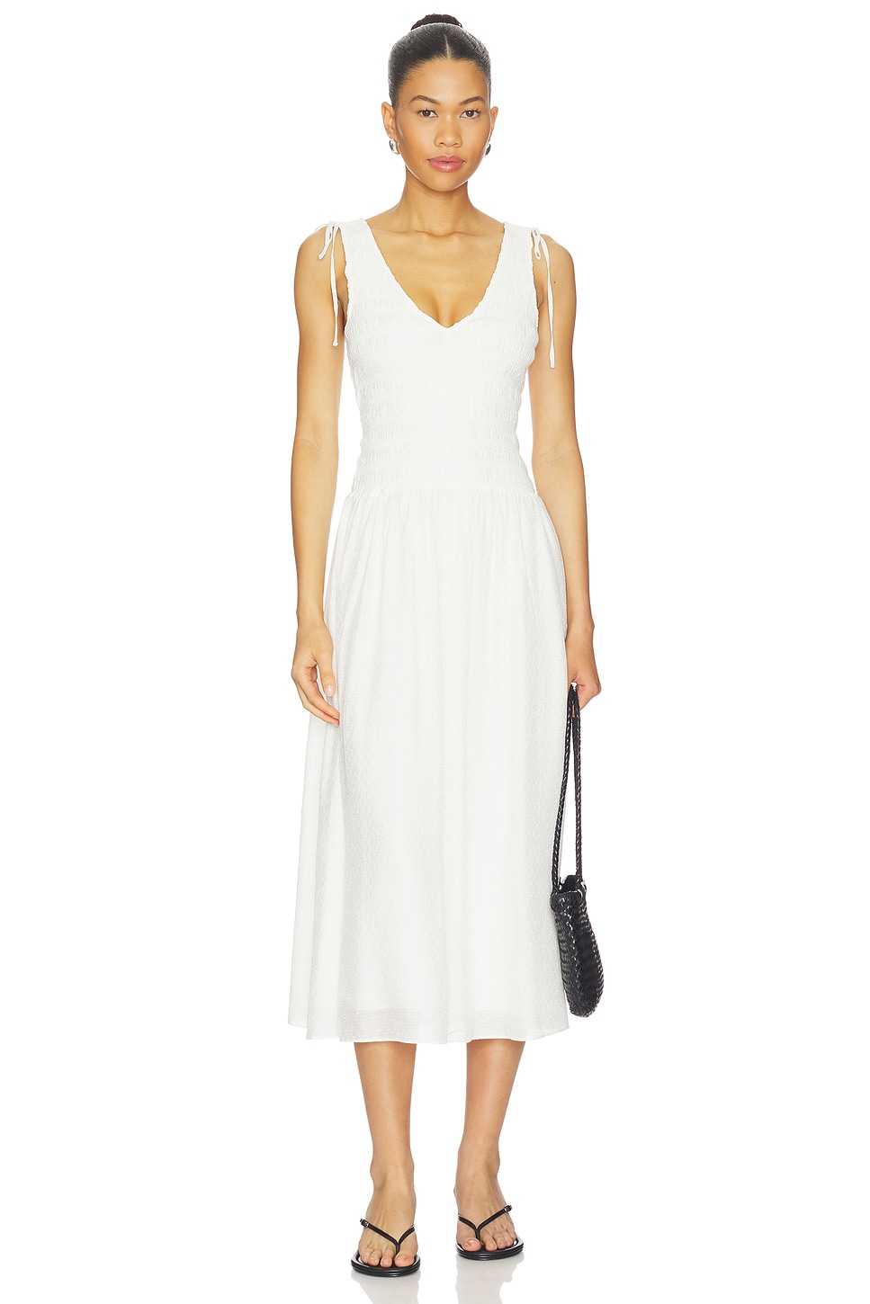 PAIGE Sebastian Dress in White