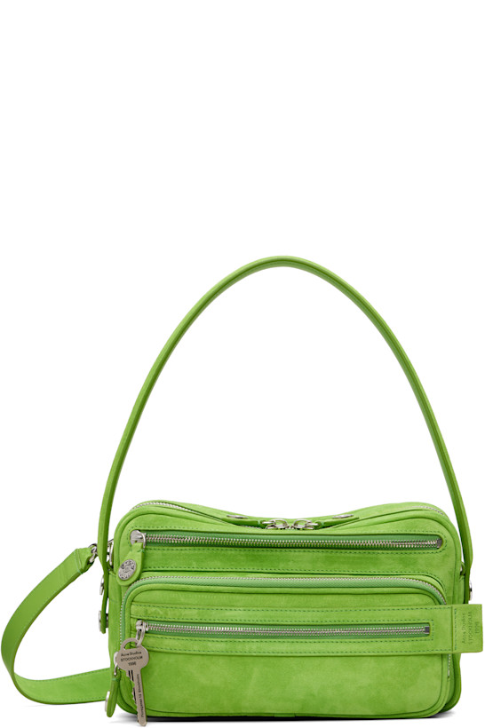 Green Camero Party Suede Bag