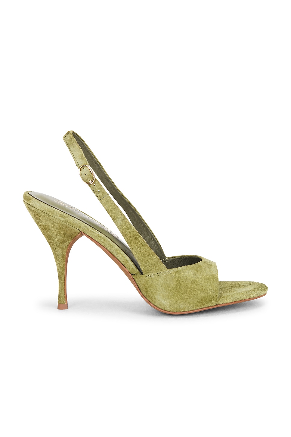 Jeffrey Campbell Triomphe Sandal in Olive Suede