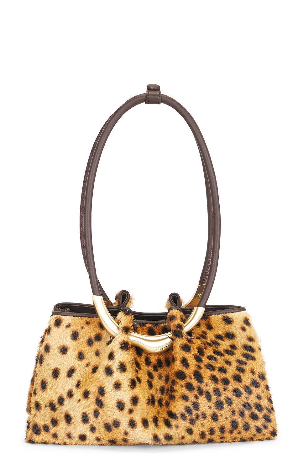 Cult Gaia ASA 单肩包 in Cheetah