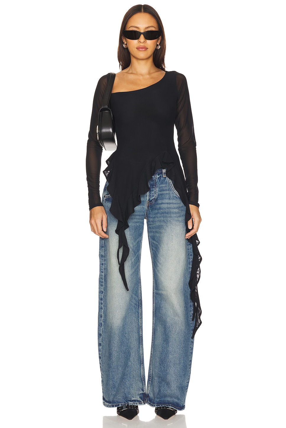 AFRM Doris Top in Noir