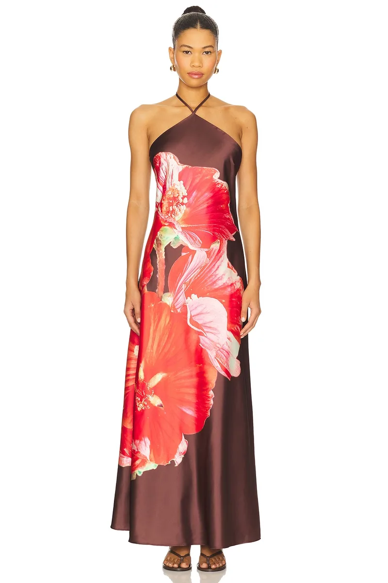 Steve Madden Flora Dress in Burnt Umber