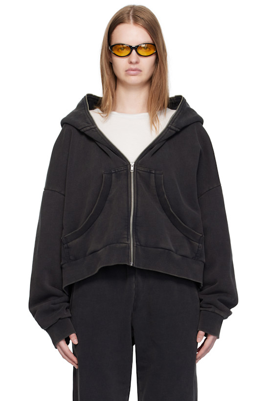Black Eternal Zip Hoodie