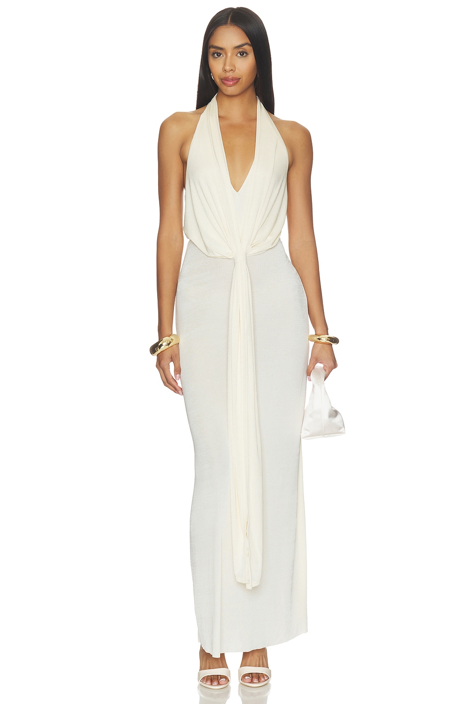 SEROYA Kayla Dress in Eggshell