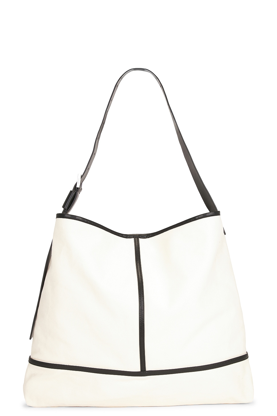 ALLSAINTS Asha Canvas Shoulder Bag in Unbleached White