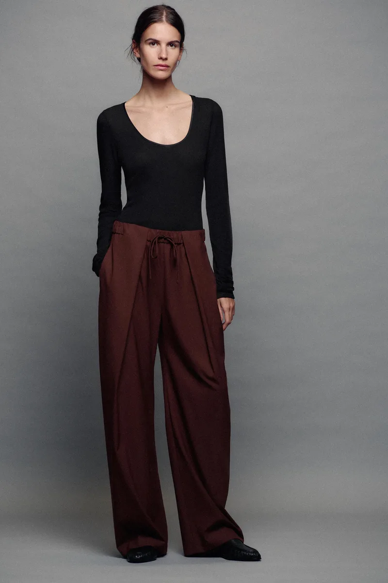 ZW COLLECTION PLEATED PANTS