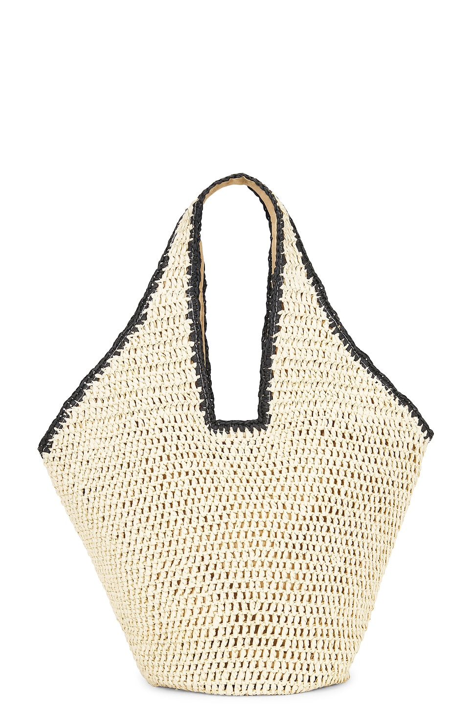 Nikki Beach Kayla Tote Bag in Natural & Black