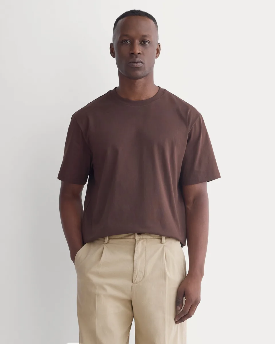 Archive Standard-Fit Cotton Crew | Coffee Bean