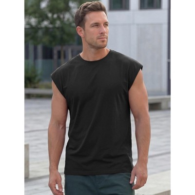 INSPIRE CHIC Men's Workout Loose Fit Gym Summer Sleeveless Tank Top T-Shirts - Image 4