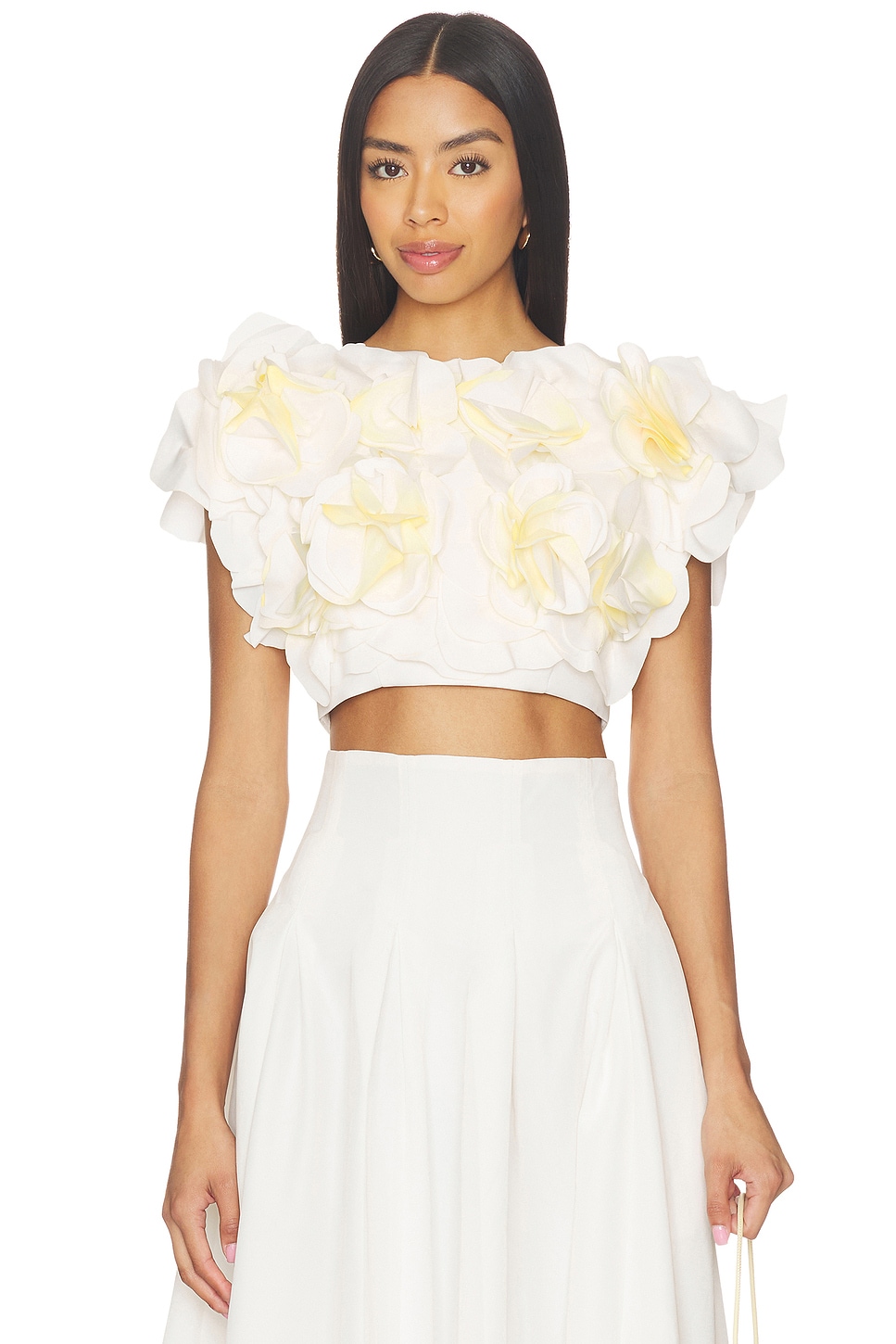 Acler Jackhill Top in Ivory