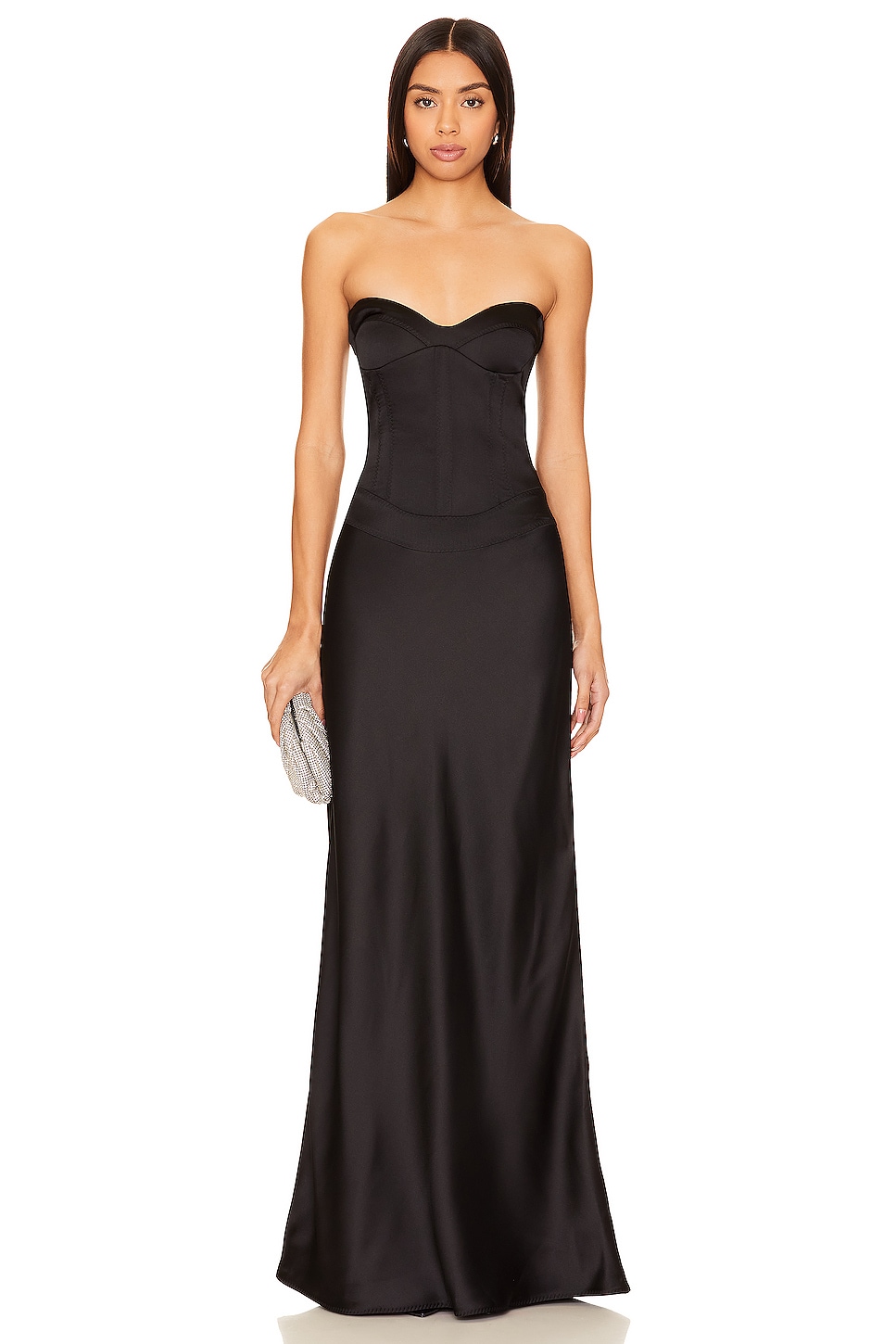Anna October Delancy Maxi Dress in Black