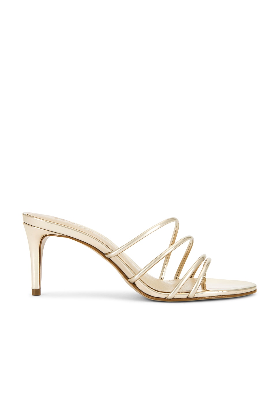 Schutz Inez Mule in Platina