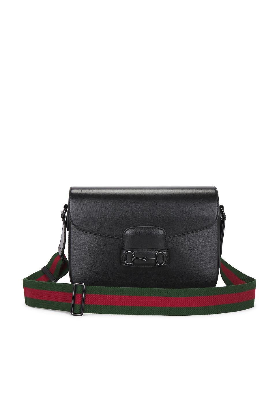 FWRD Renew Gucci Horsebit 1955 Shoulder Bag in Black