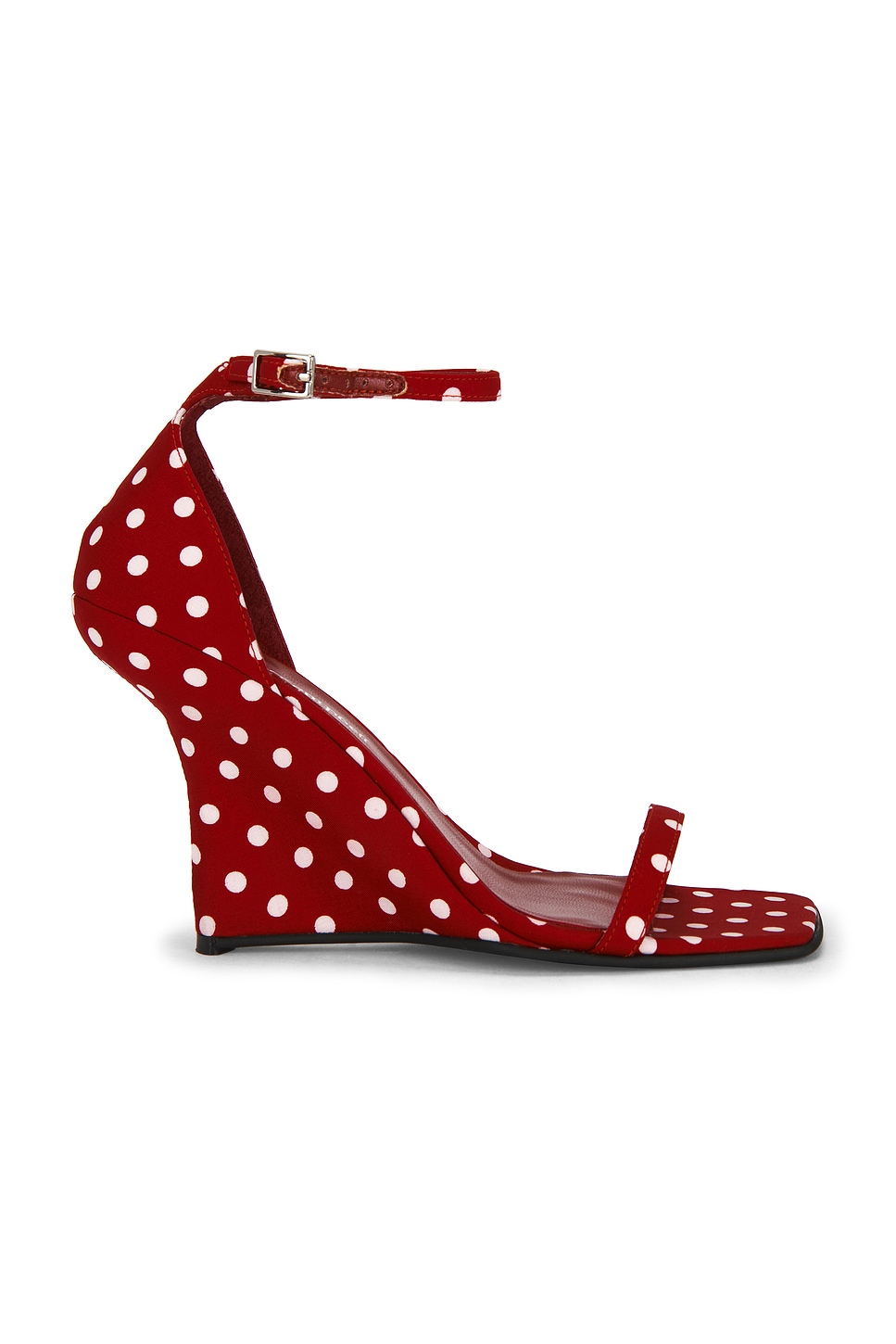 Jeffrey Campbell SANDALIA FERMI in Red White Dot