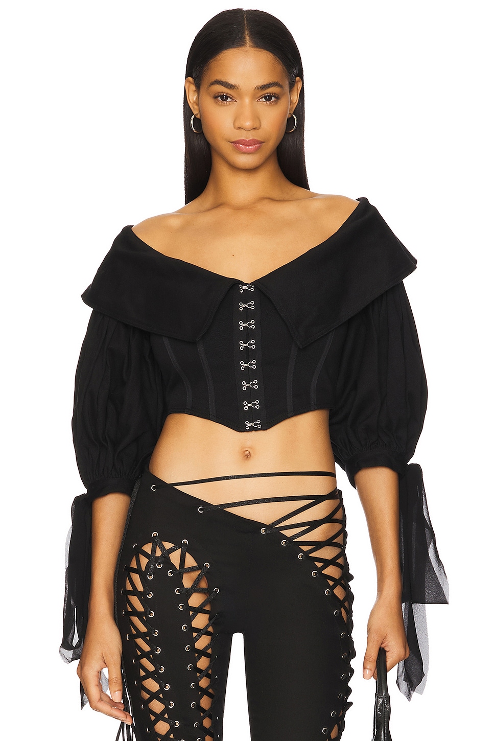 Aniye Records Dina Bustier in Black