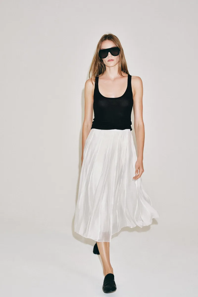 FLOWY COMBINATION SKIRT ZW COLLECTION