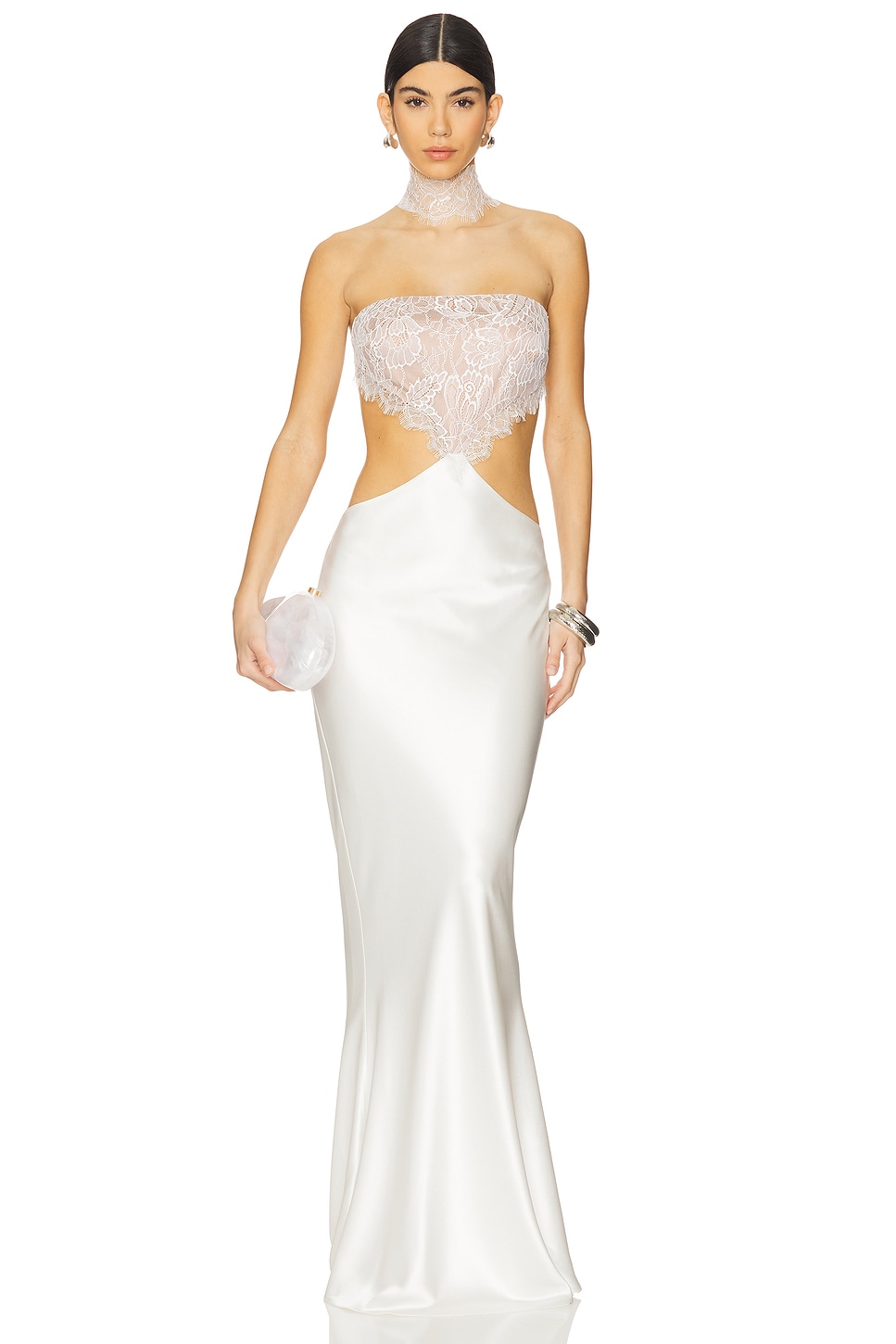 retrofete Lucie Dress in White