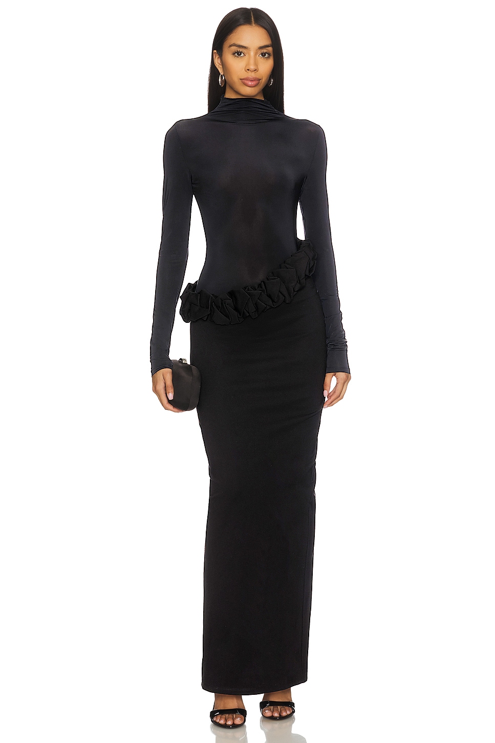 NBD Zohar Maxi Dress in Black