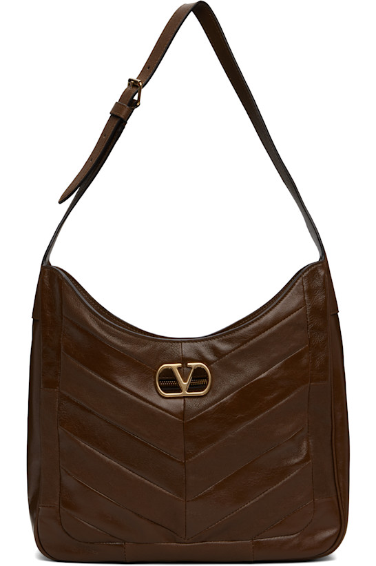Brown Patchwork Medium Bag
