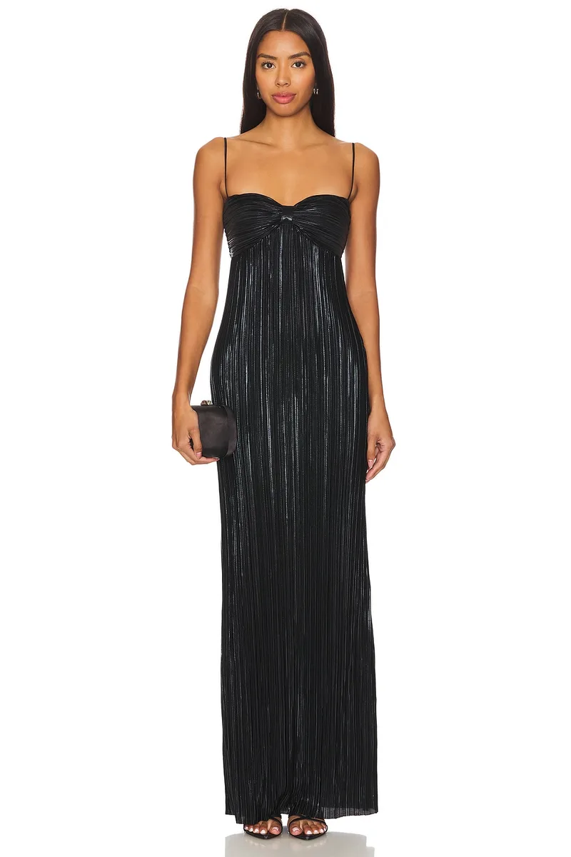 Lovers and Friends Mya Gown in Black
