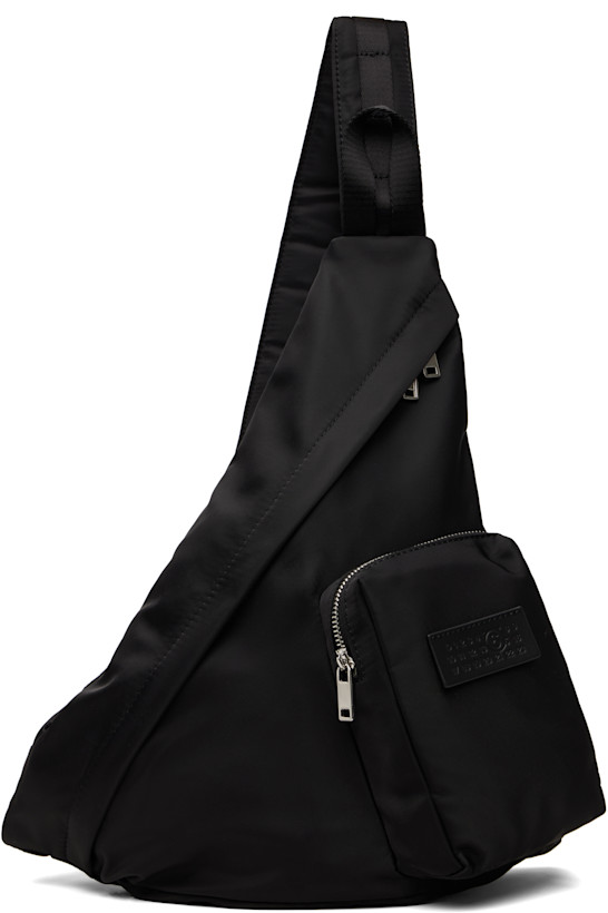 Black Numeric Sling Backpack