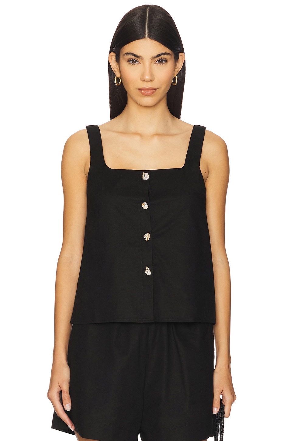SNDYS Shelley Top in Black