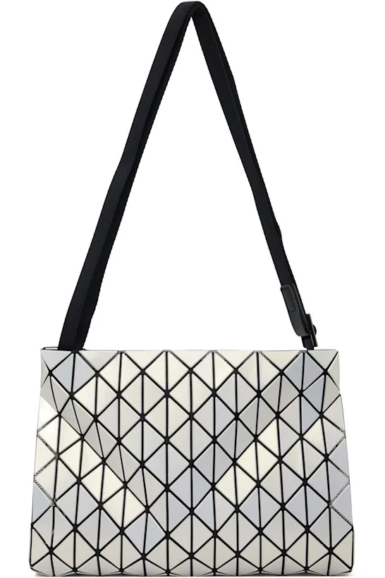 White Row Metallic Bag