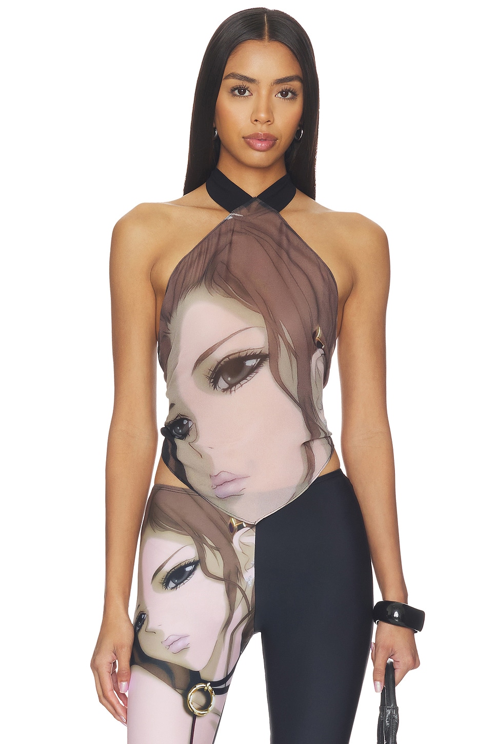 1XBLUE Anime Diamond Top in Pink