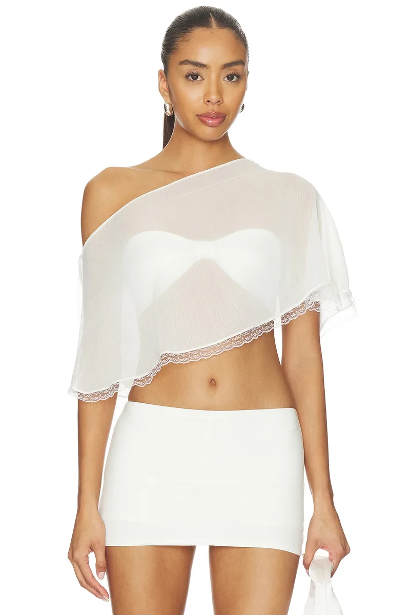 BUCI Oracle Poncho Set in Ivory