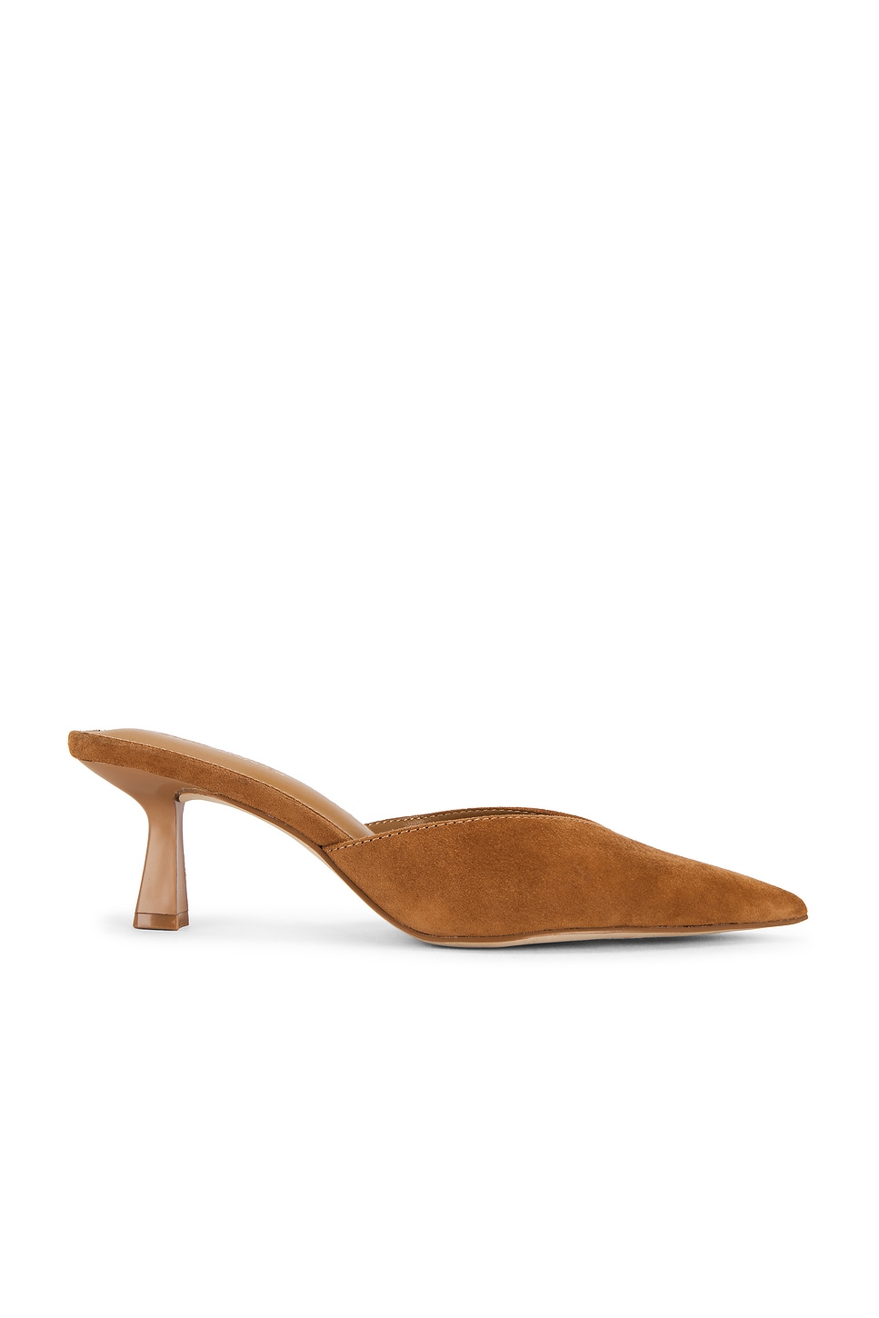 Steve Madden Mod Mule Pump in Chestnut Suede