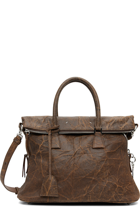 Brown 5AC Soft Medium Tote