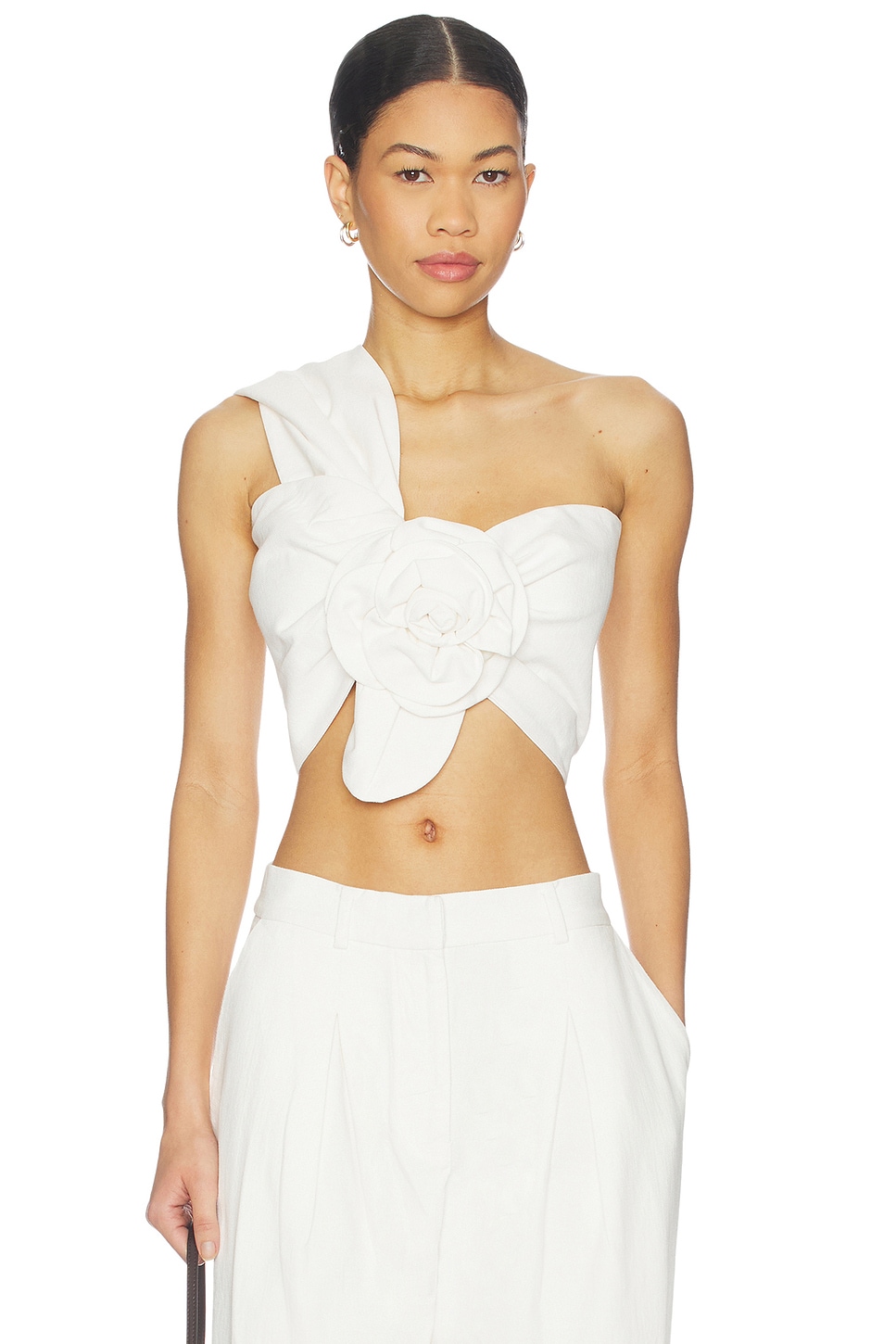 JBQ Camelia Top in Ecru