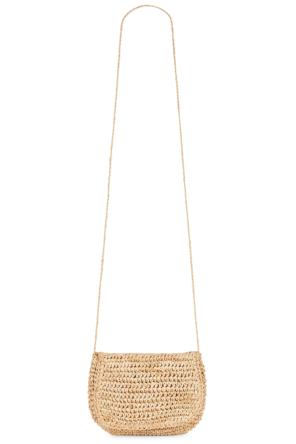 Hat Attack Straw Belt Bag in Tan