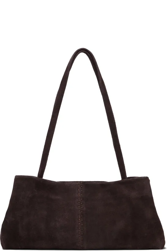 Brown Suede Origami Bag