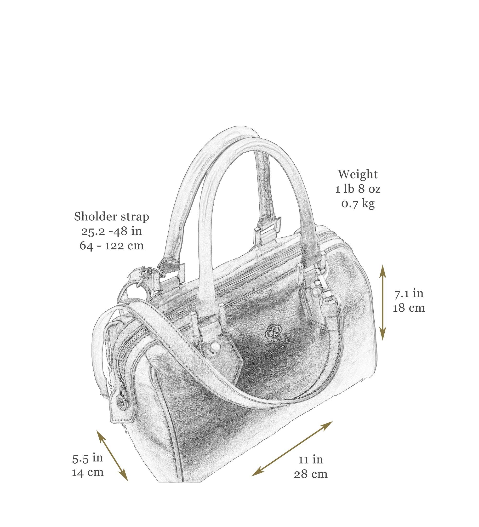 Leather Barrel Bag - Image 12