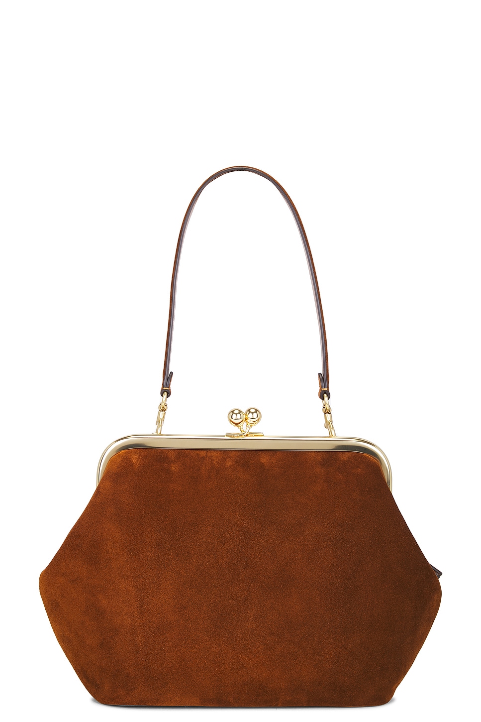 Coach BOLSO KISSLOCK in Warm Brown