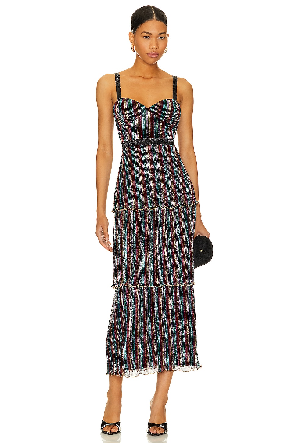 SAYLOR Aviva Dress in Rainbow