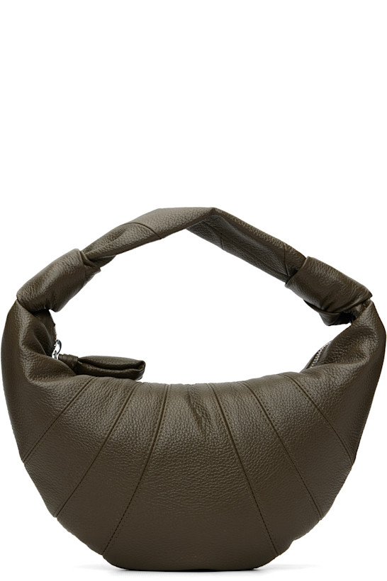 Khaki Mini Fortune Croissant Bag