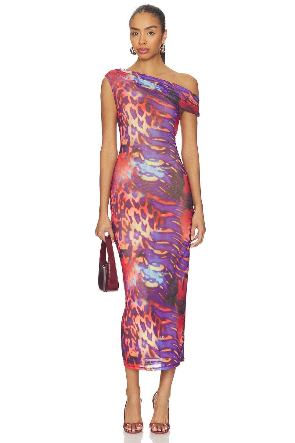 AFRM VESTIDO HOLDEN in Cobalt Scale