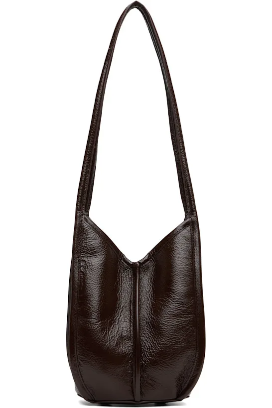 Brown Calella Bucket Leather Bag
