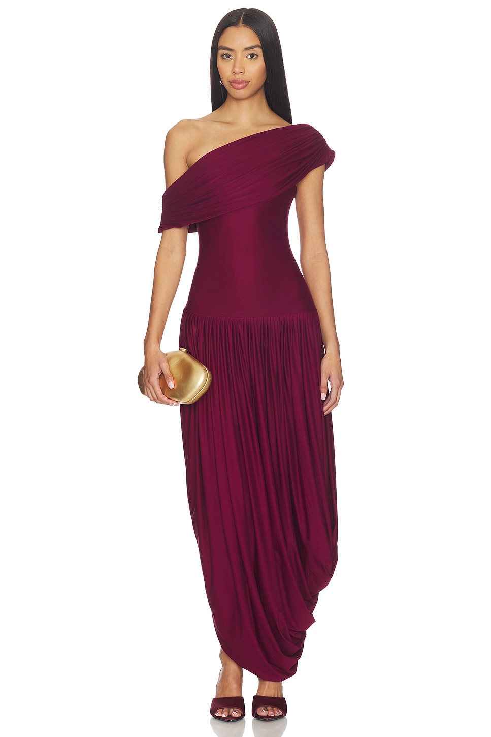 Deme by Gabriella The Cassidy Dress in Aubergine