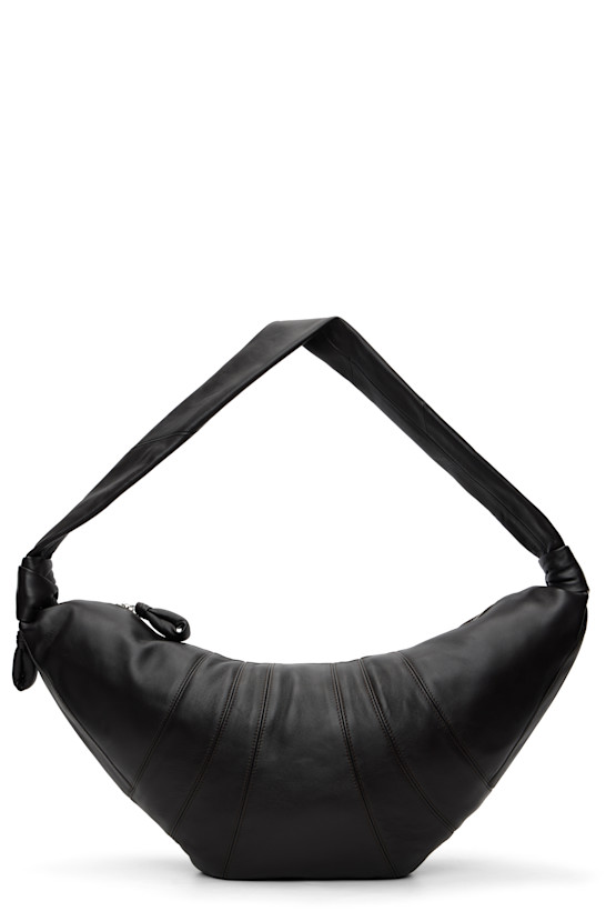 Brown Large Croissant Bag