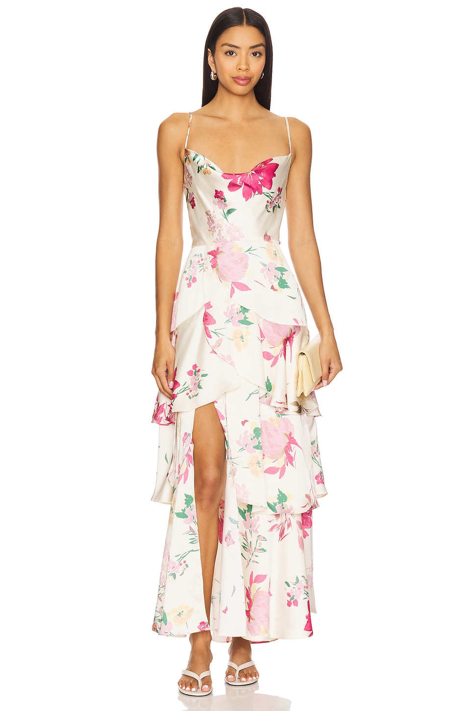 ELLIATT Rosalina Dress in Ivory Floral