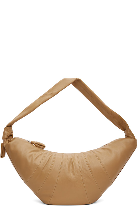 Tan Large Croissant Bag